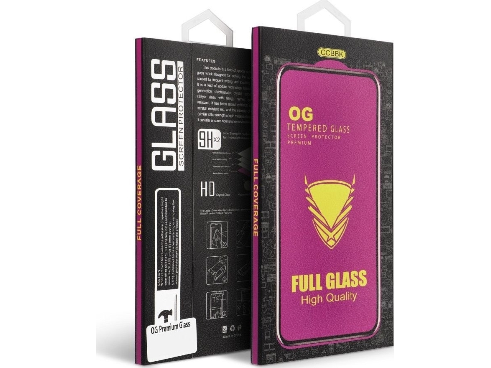 Telforceone Gehärtetes Premium Glass Og Für Samsung Galaxy A54 5G / S23 Fe Schwarz
