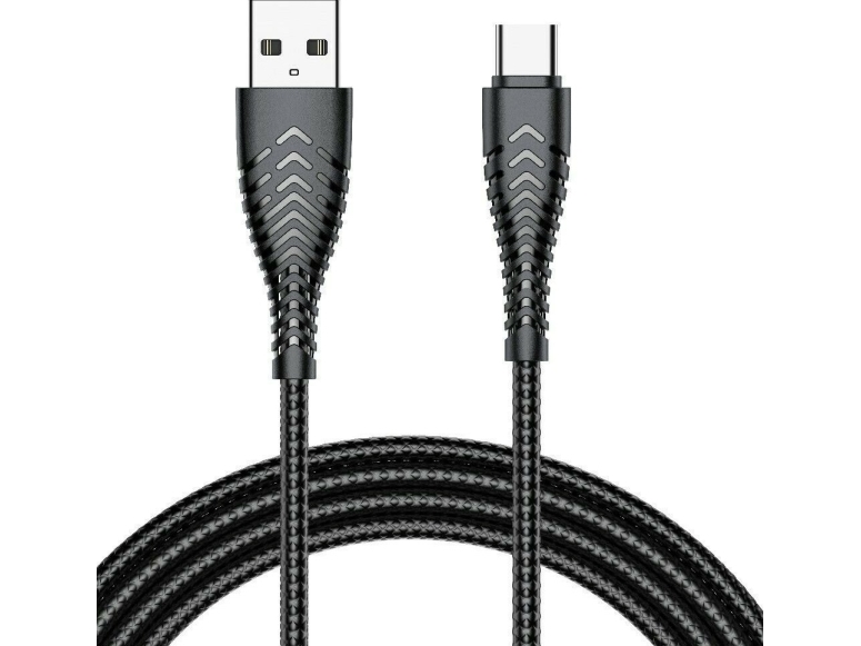 Kabel Usb Veger Veger Kabel Usb A Bis Typ C 2,4 A V104 1,2 M Schwarz