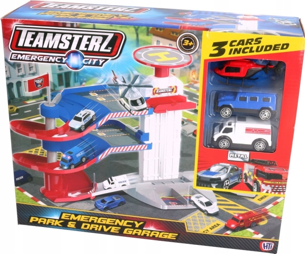 Teamsterz 3-Story Garage+3 Cars 1417612 /8