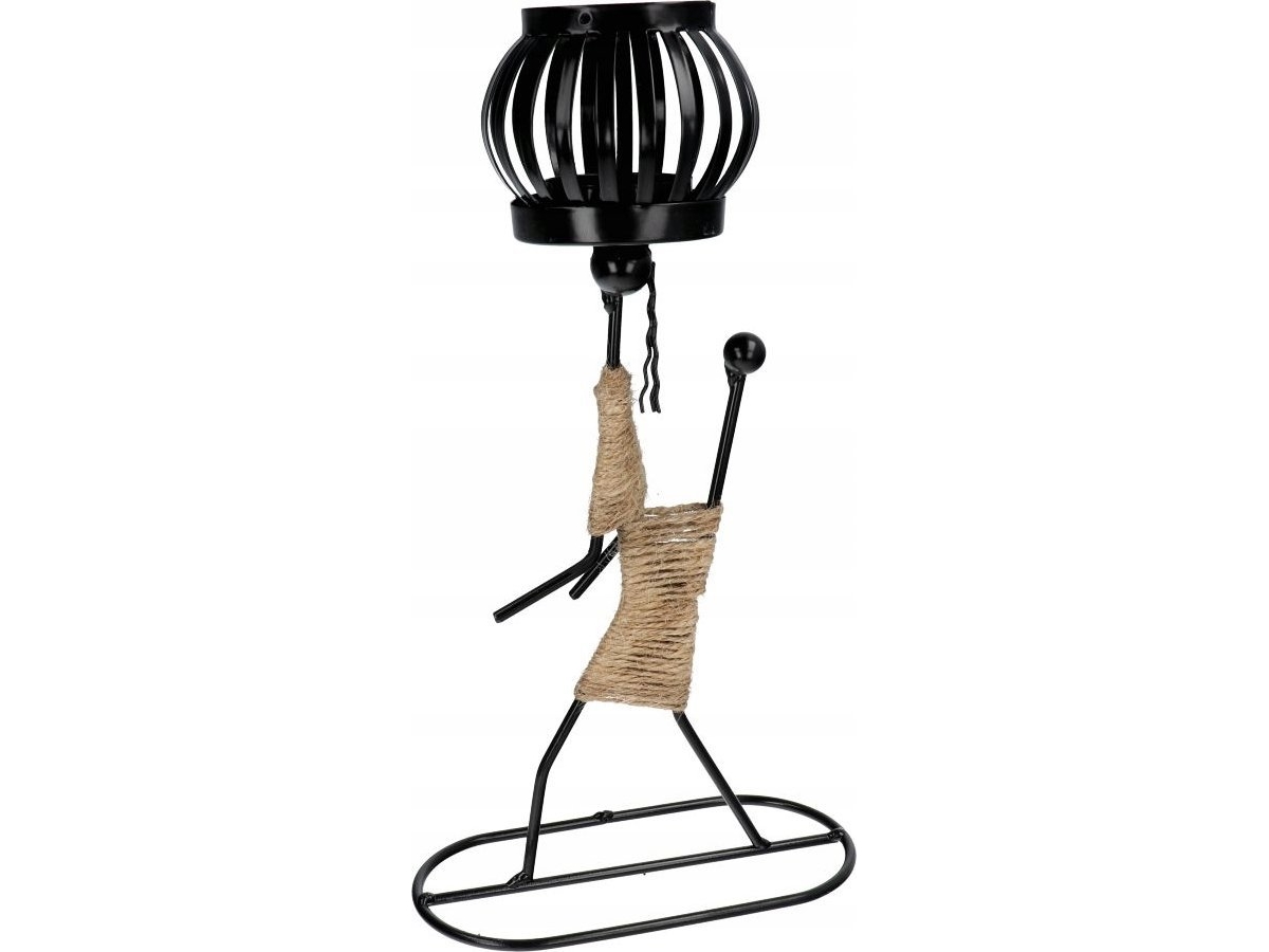 Oem Dekorativer Metall-Kerzenhalter Art Deco Africa, Muster E Ialc-1