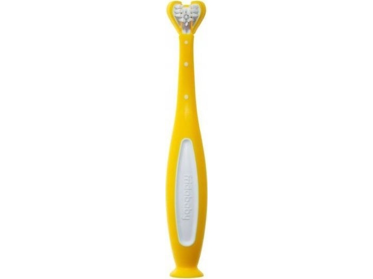 Chicco 0287 3D+ tandbørste gul