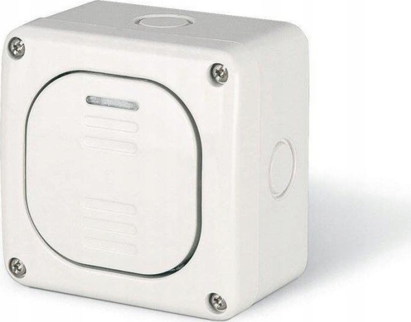 Scame Treppenlichtschalter Einpolig Aufputz Protecta Ip66 10A 137.5211 Grau