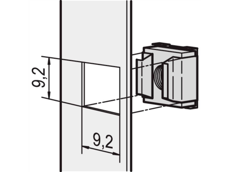 Nvent Schroff 21100215 Befestigungssatz 3 Stk