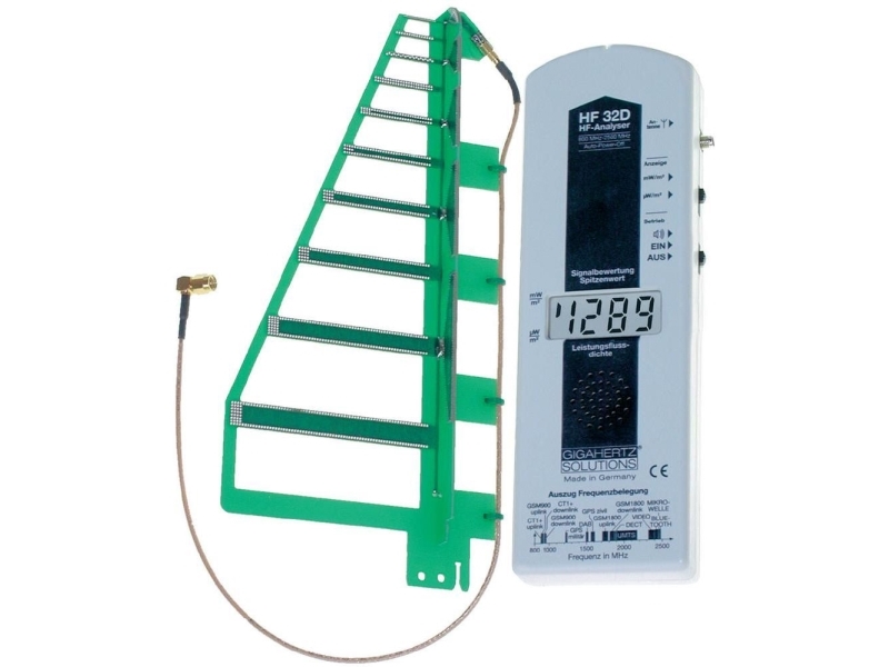 Gigahertz Solutions HF 32D Højfrekvens(HF) -elektrosmogmåler | EL Artiklar - Verktyg för EL - Mätutrustning för miljö | GameStuff