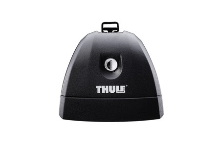 Thule 7511, Füße, Schwarz, Silber, 100 Kg, Schlüssel, Thule Wingbar, Slidebar, Aerobar, Squarebar, Proba, Tüv