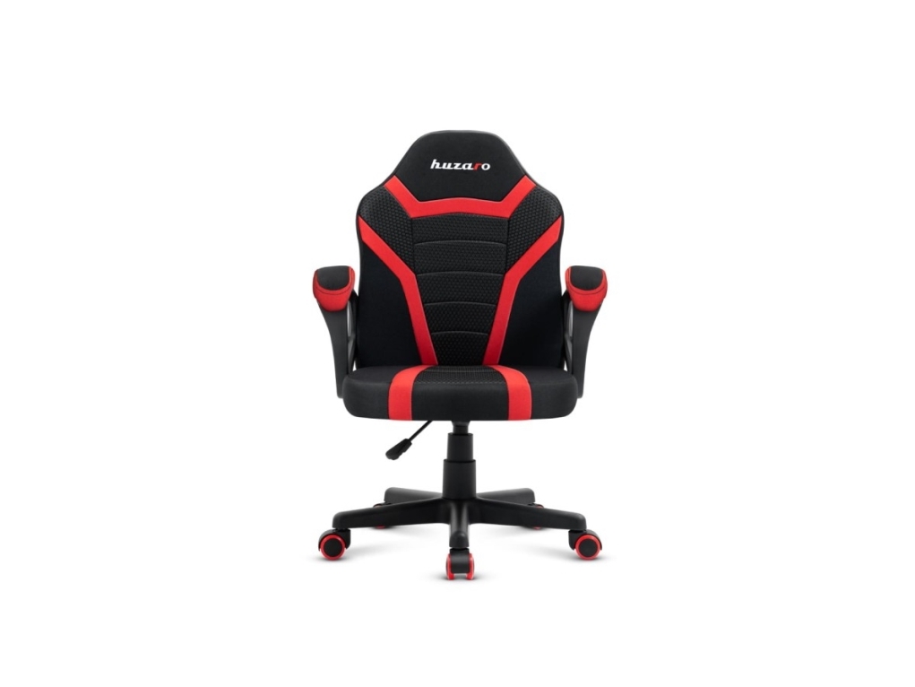 Huzaro Ranger 1.0 Red Mesh, Flat Sæde, Ryglæn Med Trådnet, Sort, Rød, Sort, Rød, Maske, Maske