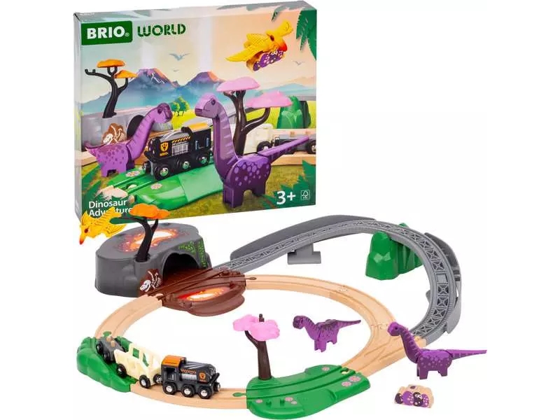 BRIO World 36094 Dinosaur adventure set | Leksaker - Bilar och andra fordon | GameStuff
