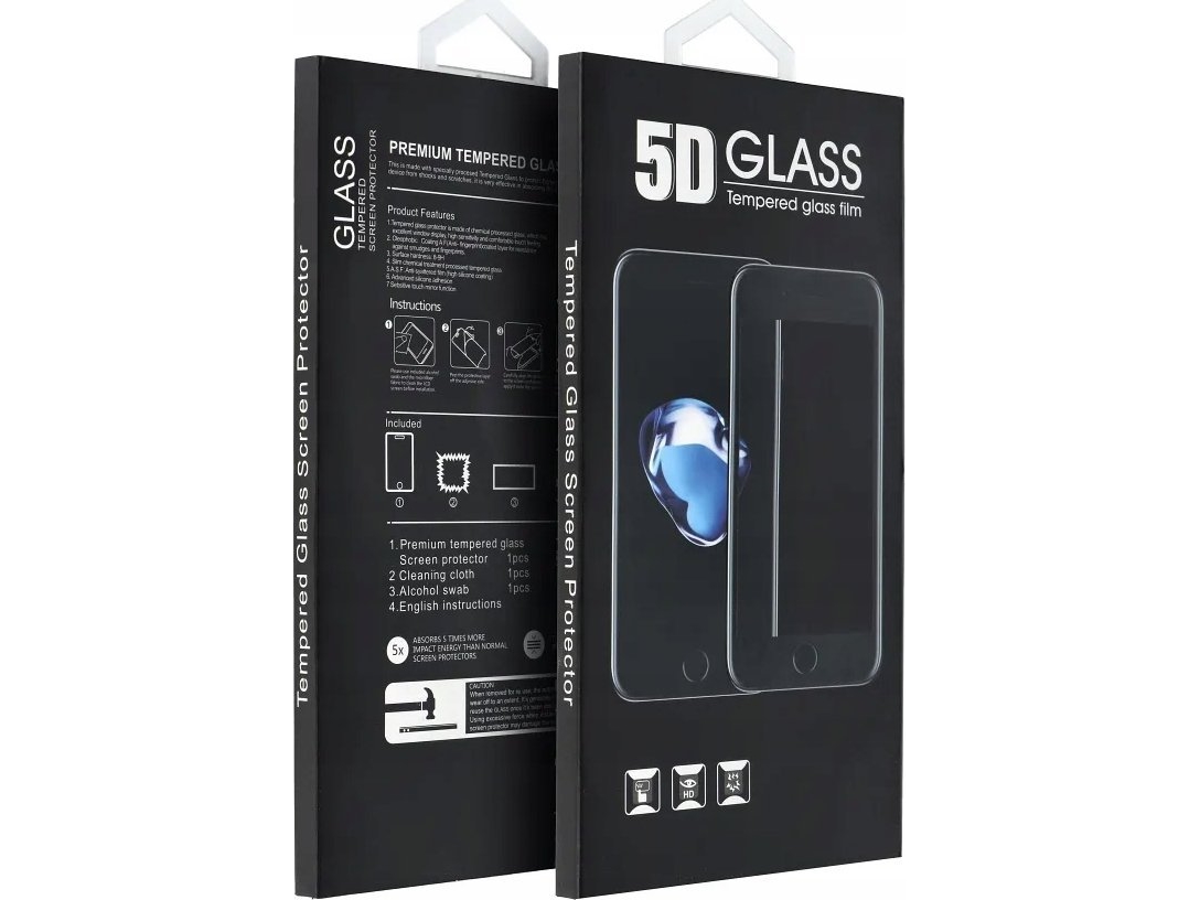 Oem 5D Full-Glue Panzerglas Für Xiaomi Redmi 12 / Redmi 13, Schwarz