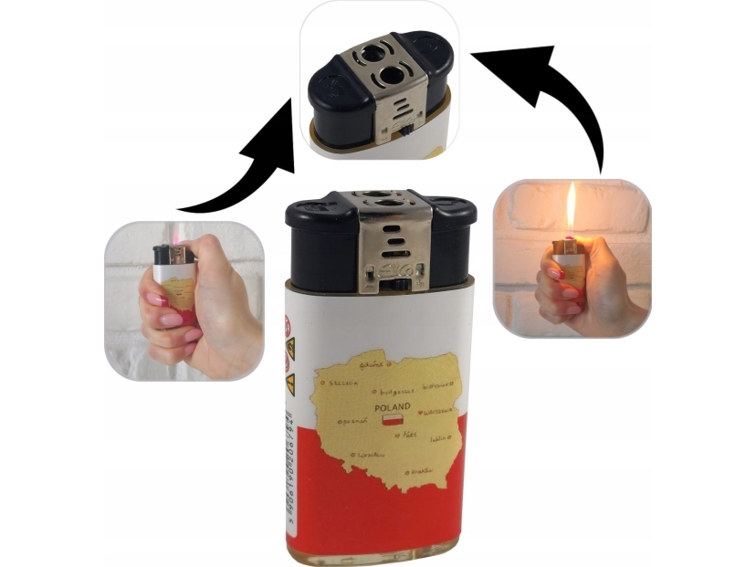 Unilight dobbelt piezo-lighter ULD-2024 POLAND