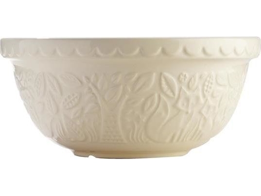 Skål I SKOGEN S12 - Ø29 cm h 14 cm 4 liter - Lergods - Grädde | Köksutrustning - Skålar - Skålar | GameStuff