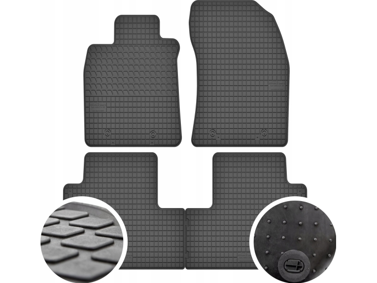 Cikcar Gummifußmatten Für Toyota Avensis Iii (Ab 2009)