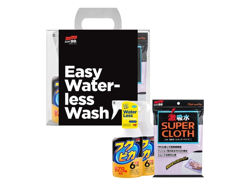 Soft99 Waterless cleaning kit - sæt med 3 dele