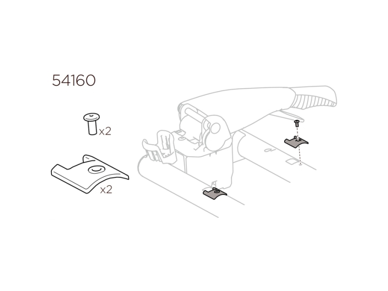 Thule reservdel 54160 | Bilvård & Biltillbehör - Transportutrustning - Cykelställ - Reservdelar | GameStuff