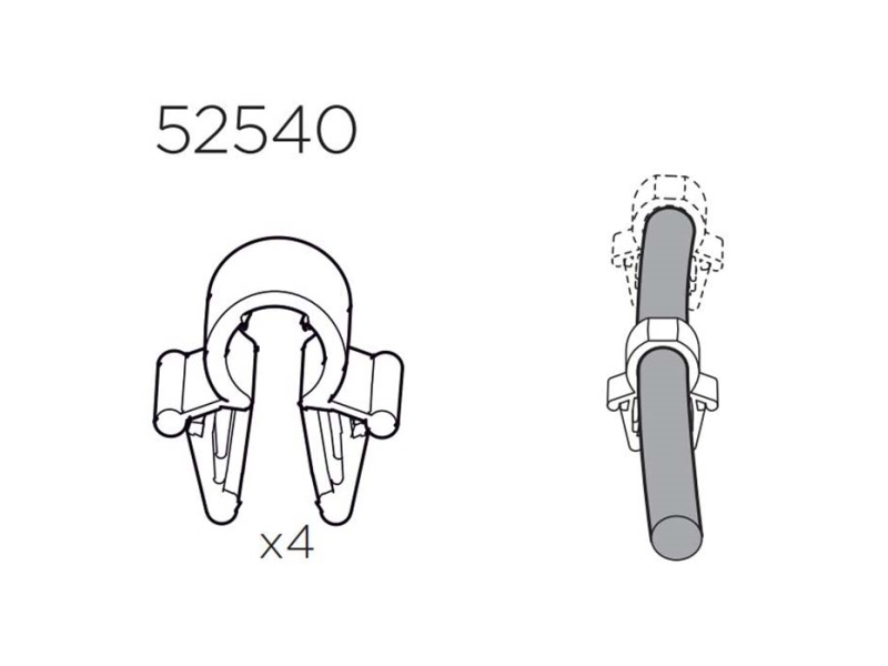 Thule Kabel Clips 925/927 | Bilvård & Biltillbehör - Transportutrustning - Cykelställ - Reservdelar | GameStuff