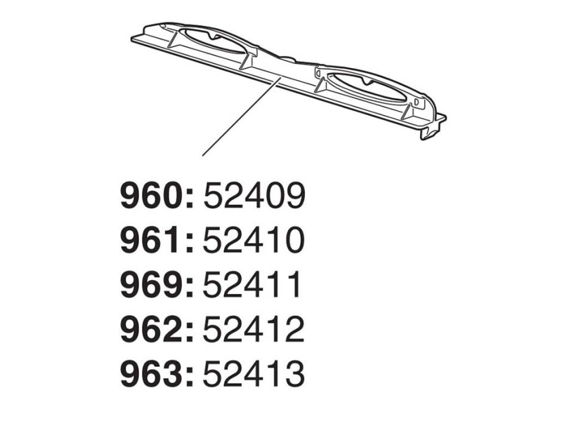 Thule skala 7-36 WingBar 961 | Bilvård & Biltillbehör - Transportutrustning - Cykelställ - Reservdelar | GameStuff