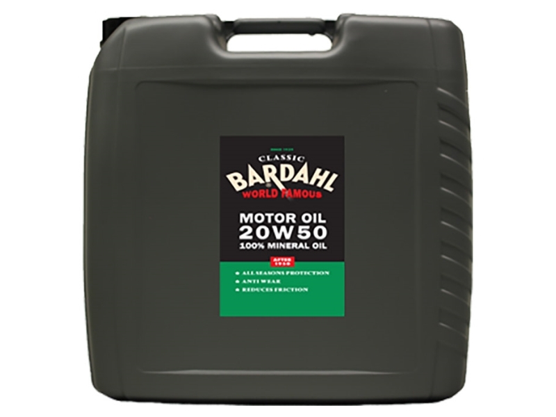 Bardahl 20 Ltr. Sae 20W50 Classic | Bilvård & Biltillbehör - Utvändiga utrustning för bilar - Motorolja | GameStuff