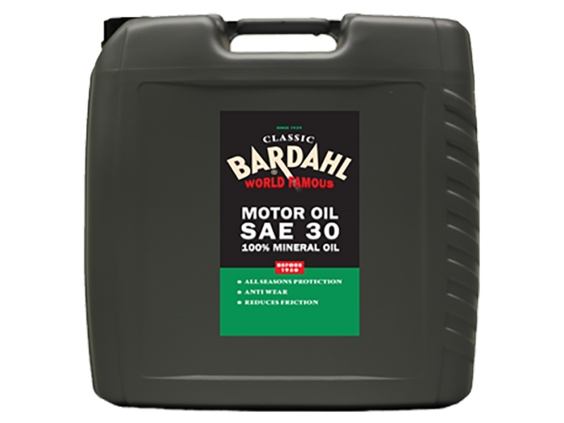 Bardahl 20 liter Sae30 Singlegrade Classic motorolja | Bilvård & Biltillbehör - Utvändiga utrustning för bilar - Motorolja | GameStuff