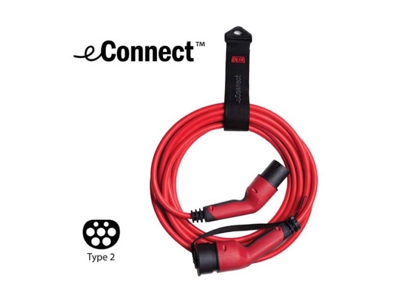 DEFA eConnect Type 2 Laddkabel för elbilar - 13,8 kW - 5 meter | Bilvård & Biltillbehör - Garage utrustning - Laddningsställ & Laddkablar | GameStuff