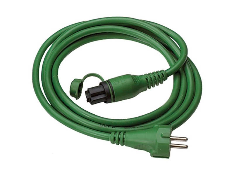 DEFA anslutningskabel 2,5m grön v-kontakt