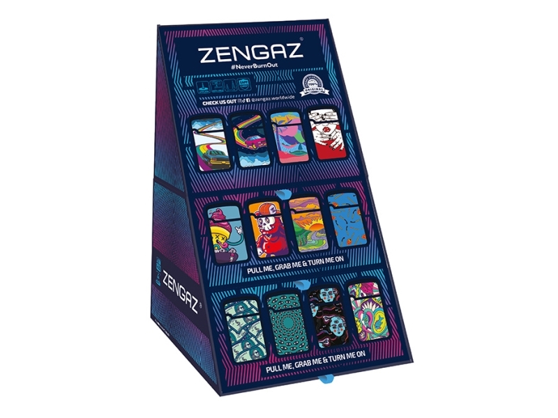 ZENGAZ stormlighter - Cube Display med 48 stk.