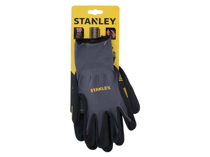 Arbeitshandschuhe, Stanley, Nitril, Größe 10