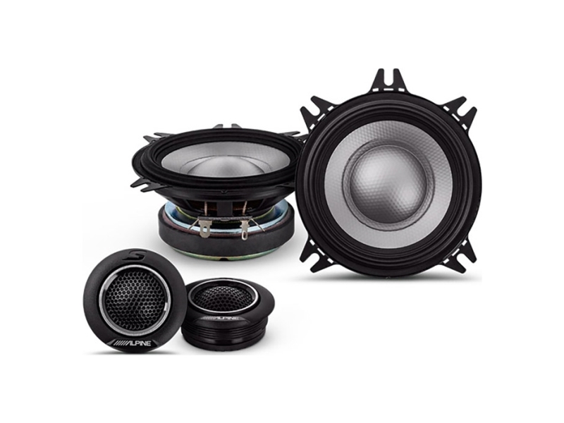 Alpine S40c 10cm Højttaler Vejs Komponentsæt