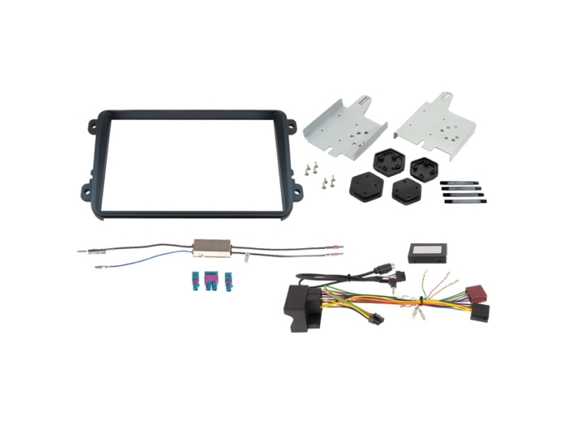 2-DIN 8 Mont kit f. VW m/hvidt display | Bilvård & Biltillbehör - Bilens Interiörutrustning - HiFi för bilar - Hifi Tillbehör | GameStuff
