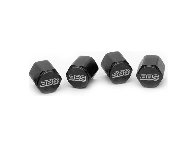 BBS Aluminium Ventilhættesæt Sort