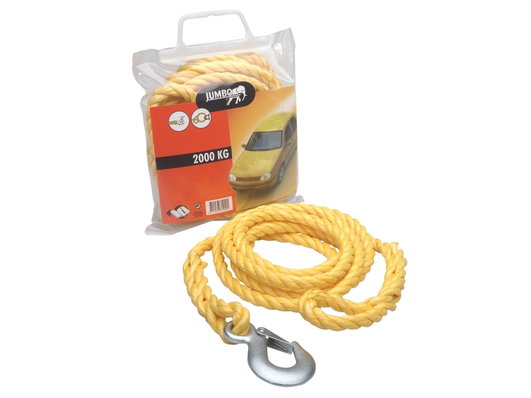 Bogserlina Jumbo 2000kg 3m | Bilvård &amp; Biltillbehör - Säkerhetsutrustning för Bilen - Olyckshjälp | GameStuff