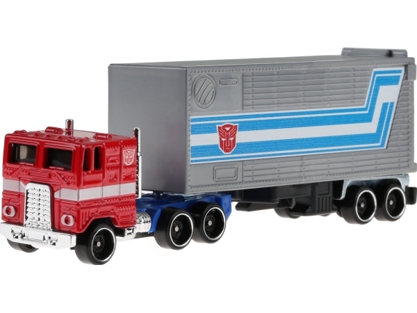 Hw Track Fleet Vehicle With Trailer 1:64 Hyt56 - Assorteret