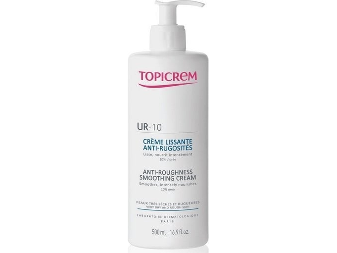 Topicrem Ur-10 Anti-Rauheit Glättende Körpercreme Für Sehr Trockene Haut 500 Ml
