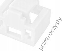 Alantec Låseanordning Til Rj45-Stik Mod Uautoriseret Indsættelse, Transparent Farve (Pakke Med 24 Stk. + Nøgle) Alantec