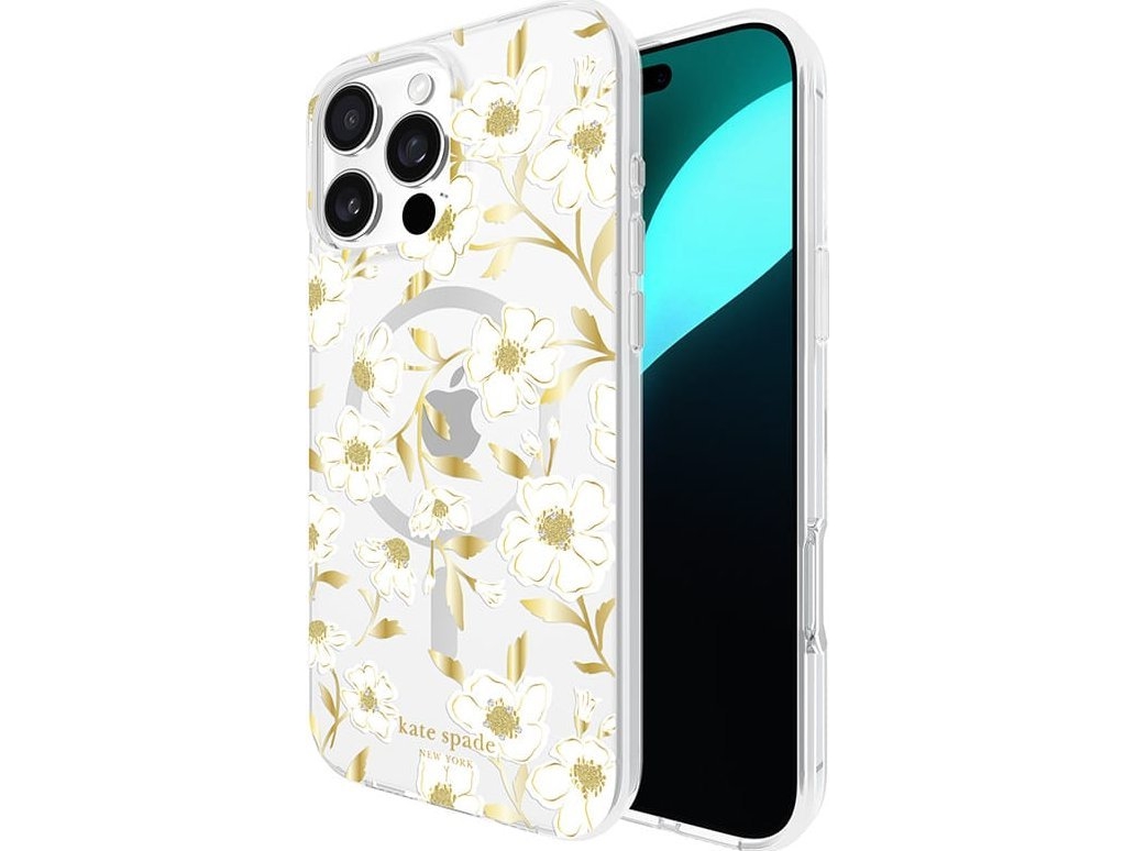 Kate Spade New York Protective Gems Magsafe - Hülle Iphone 16 Pro Max (Sunshine Floral)