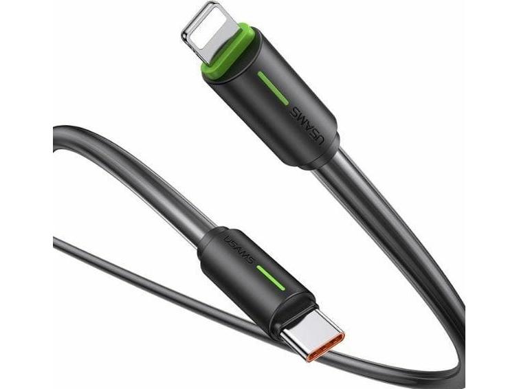 Kabel Usb Usams Usb-C - Lightning 1 M Czarny