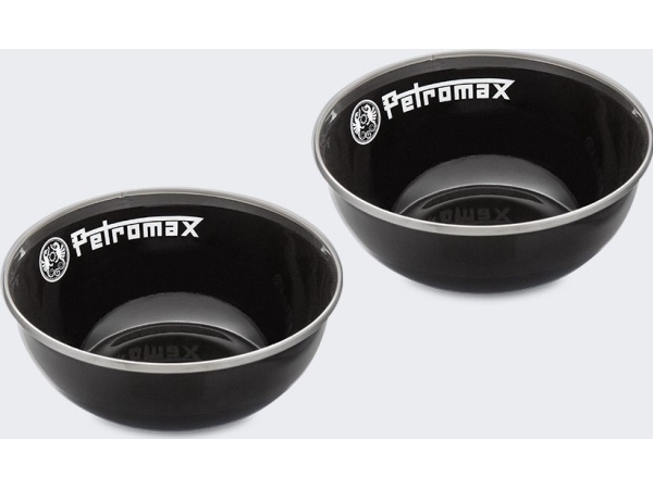 Petromax emaljmuggar 160 ml 2 st BLACK | Bordssättning - Par - Bollar | GameStuff