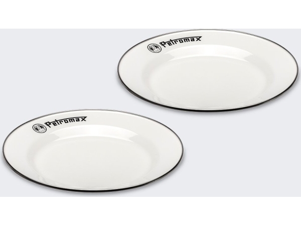 Petromax Emaljplattor 26 cm 2 st VIT | Utomhus - Camping - Övrig utrustning | GameStuff