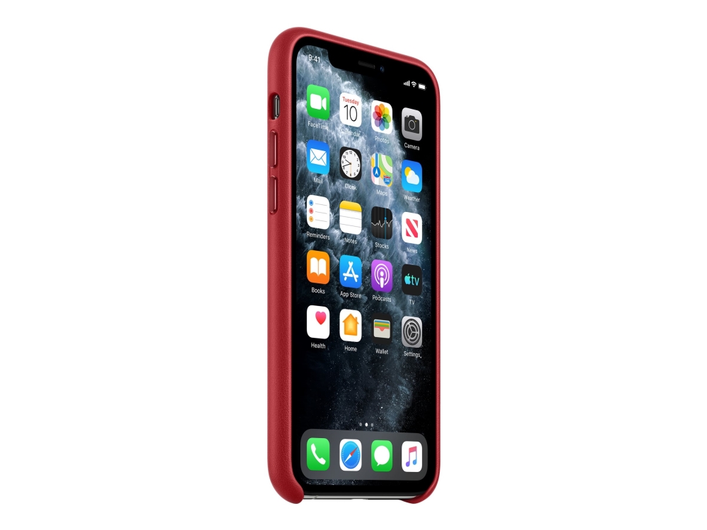 Apple - (Product) Red - Baksidedeksel For Mobiltelefon - Lær - Rød - For Iphone 11 Pro