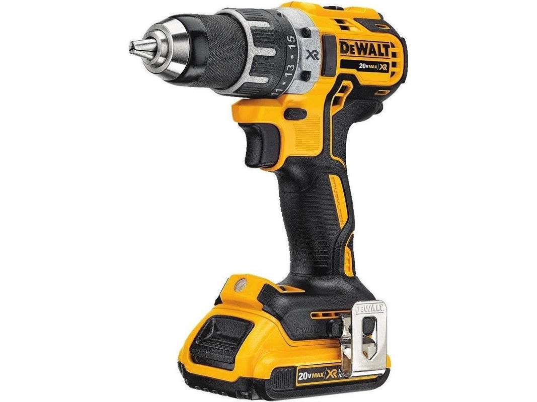 Dewalt Dcd791d2 - Bor/Driver - Ledningfri - 2-Hastigheders - Nøgleløs Borepatron 13 Mm - 70 N·M - 2 Batterier - 18 V