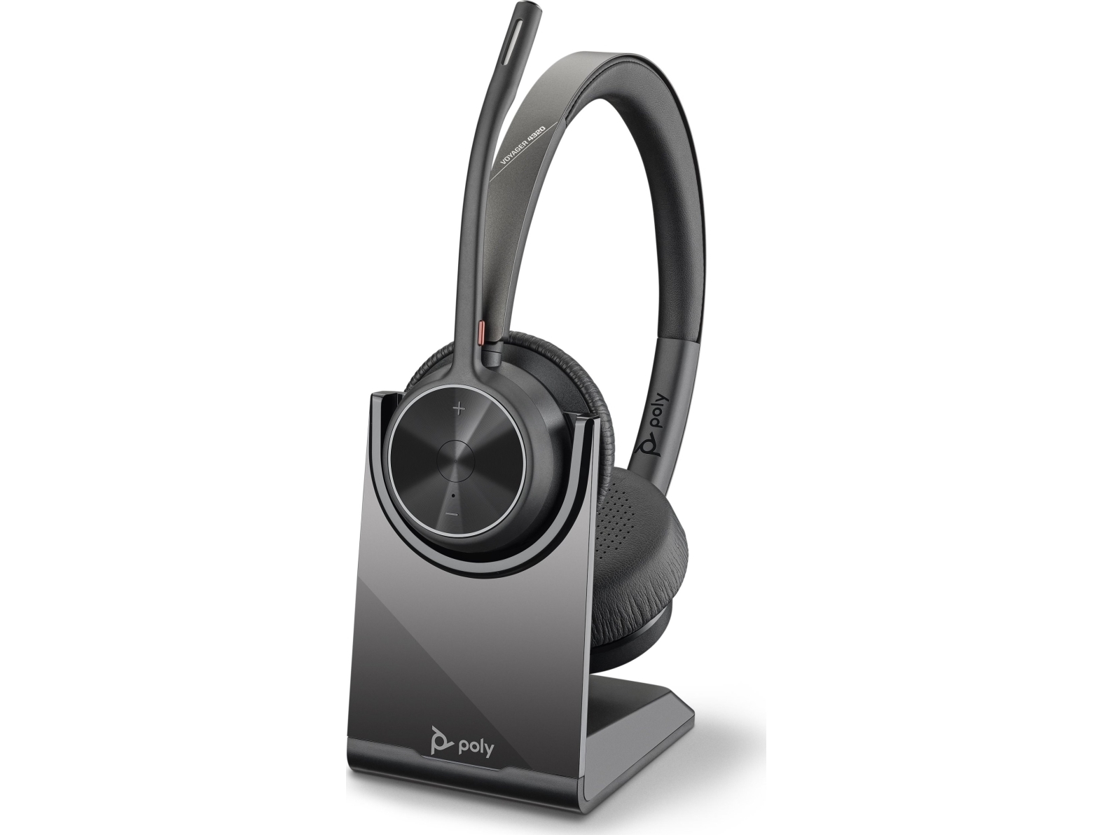 Poly Voyager 4320 Uc, Trådløs, Kontor/Callcenter, 162 G, Headset, Sort