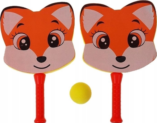 Foam Fox Racket Set With Ball