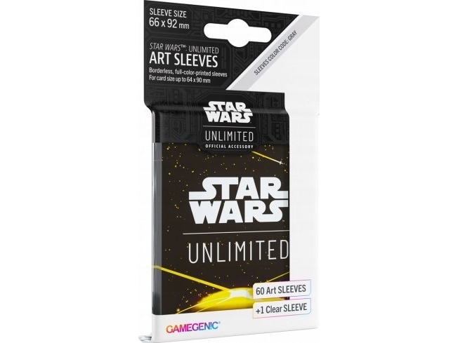 Gamegenic Star Wars Unlimited - art sleeves - kortbaksida gul | Leksaker - Spel - TCG tilbehör | GameStuff