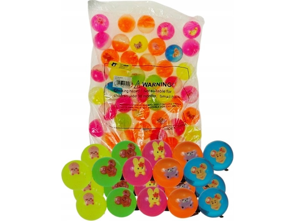 Rubber Ball 4.5Cm 50Pcs