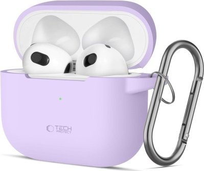 Tech-Protect silikonhållare/crok för Apple AirPods 3 lavender | TV, Ljud & Bild - Bärbart ljud & Bild - MP3 spelare | GameStuff