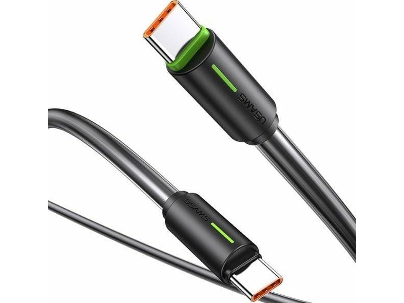 Kabel Usb Usams Usb-C - Usb-C 1 M Czarny