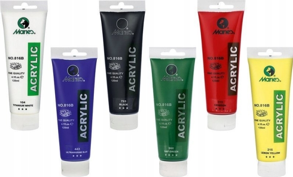 Maries Farba akrylowa Marie's 120ml, ZIELONY