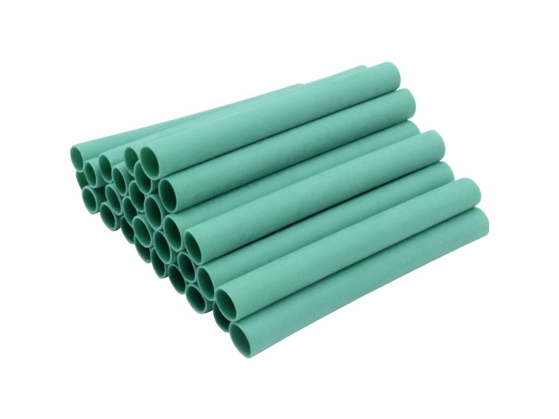 Conrad T1807ca007d, Schrumpfschlauch, Grün, Polyethylen, 6,5 Cm, 4,8 Mm, 30 Stück(E)