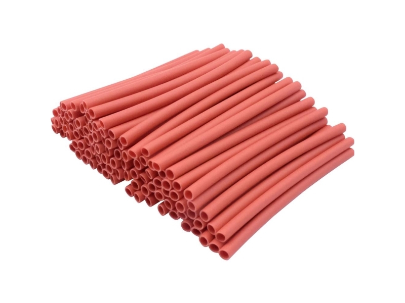 Conrad T1807ca007a, Schrumpfschlauch, Rot, Polyethylen, 3,2 Cm, 1,6 Mm, 100 Stück(E)