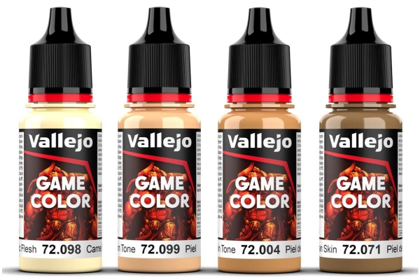 Game Color, Tanned Skin Set 4X18ml