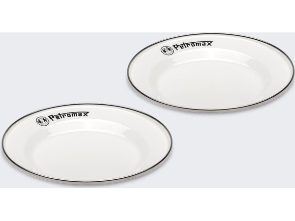 Petromax Emaljplattor 18 cm 2 st VIT | Utomhus - Camping - Övrig utrustning | GameStuff