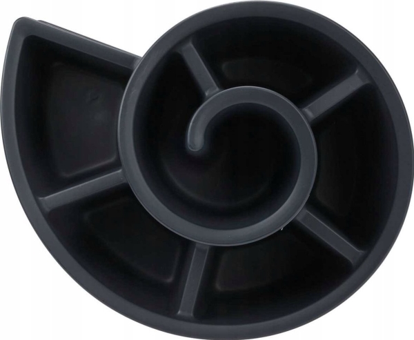 Vilde Augalų stovai, plastikinis, spiralinis, juodas, 53x43,5x32,5 cm